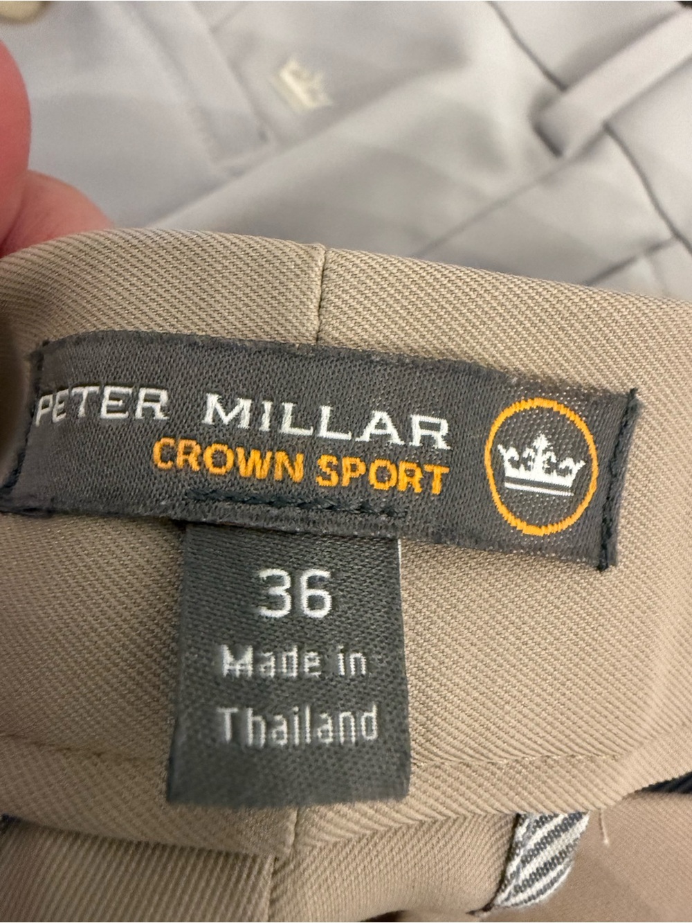 Set of 3 ✨ Peter Millar Men's Performance Golf Shorts - Tan, Khaki, Light Gray - Picture 5 of 10